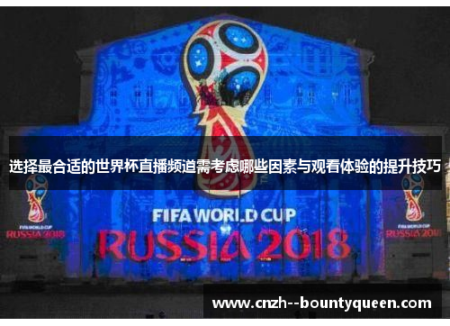 选择最合适的世界杯直播频道需考虑哪些因素与观看体验的提升技巧